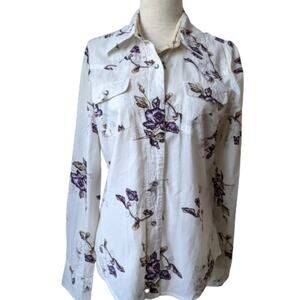 NWOT Roxy Vintage Western Style Shirt S